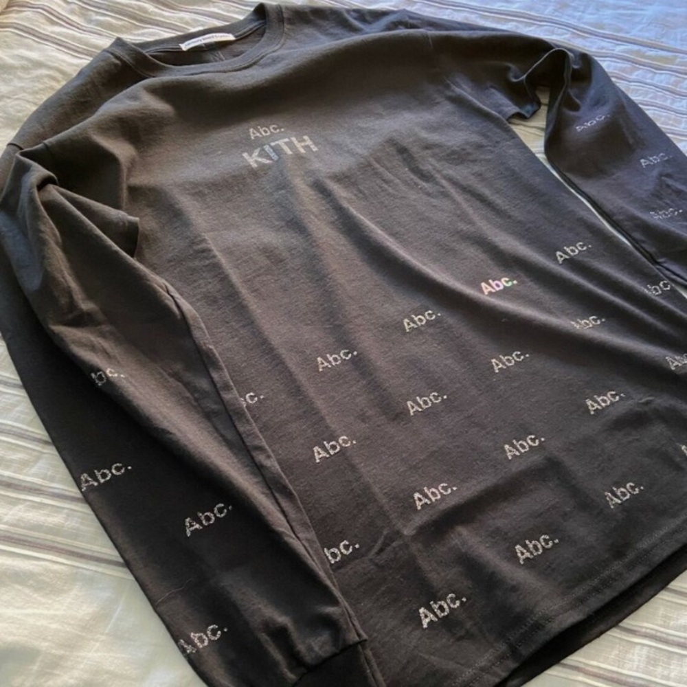 KITH x Advisory Board Crystals Diagram L/S Tee Black
